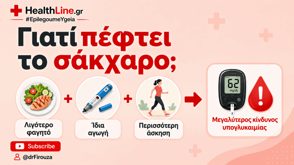 υπογλυκαιμία - Φιρούζα Κουρτίδου Παθολόγος Διαβητολόγος